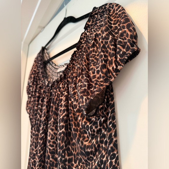 Carol Rose Animal Print Blouse - Picture 9 of 10